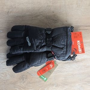 Black Kombi Ski Gloves - Men's Small